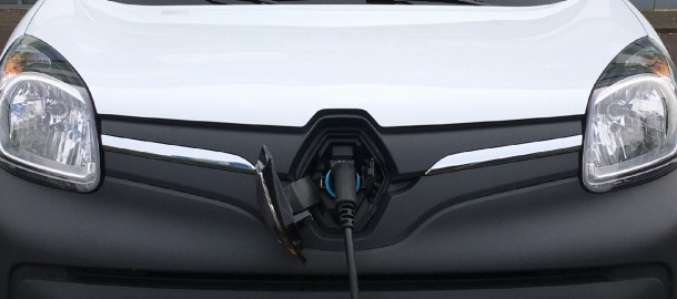 electrische auto banner formaat
